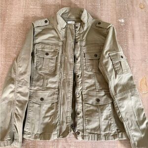 Women’s Tan Military Style Jacket